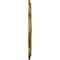 Ekena Millwork Waltz Ceiling Medallion (Fits Canopies up to 4 1/2"), Hand-Painted Gold, 21 1/4"W x 17 3/8"H x 1"P CM21WAGLS - alternate 4